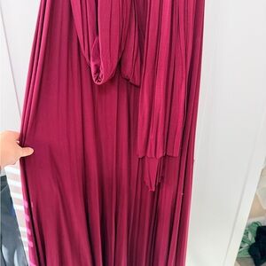 Lulus Multiway Burgundy Maxi Dress